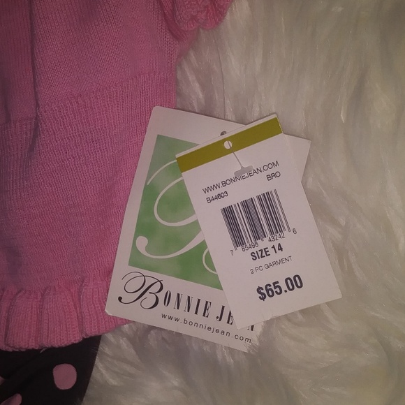 Bonnie Jean cropped sweater and dress set - Picture 8 of 8